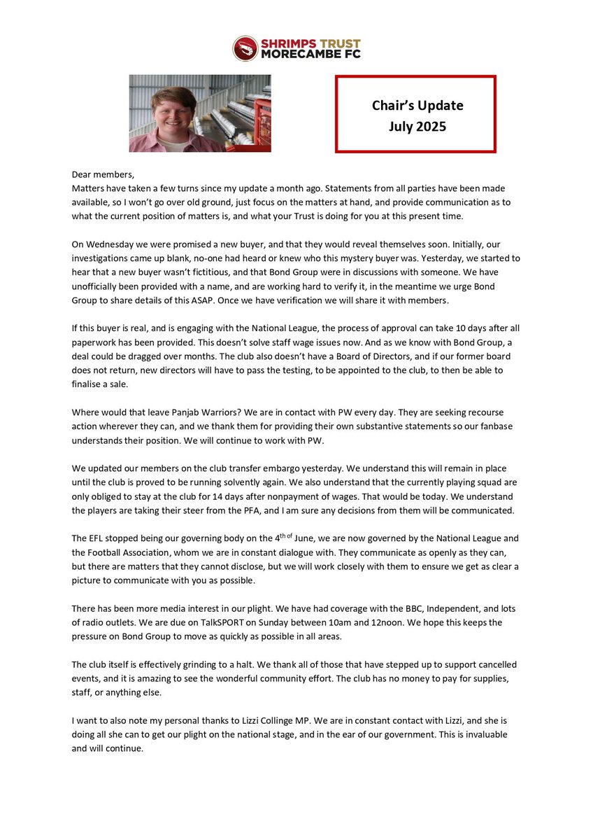 shrimpstrust's tweet image. Please see below this month&apos;s chair&apos;s update. The donation link mentioned can be found here: shrimpstrust.co.uk/donate/