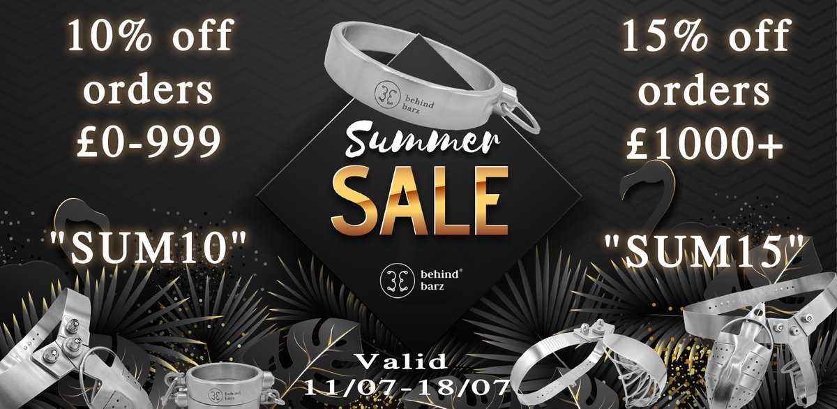 Behind Barz (@behindbarzbelts) on Twitter photo π¨ Behind Barz Sale Is On! π¨
-
Get ready to lock in some serious savings!
-
π Spend up to Β£1,000 β Get 10% OFF
π Spend over Β£1,000 β Get 15% OFF
Whether you're stocking up or grabbing that one perfect piece, nowβs the time to take advantage.
-
Donβt miss out β this offer won't π¨ Behind Barz Sale Is On! π¨
-
Get ready to lock in some serious savings!
-
π Spend up to Β£1,000 β Get 10% OFF
π Spend over Β£1,000 β Get 15% OFF
Whether you're stocking up or grabbing that one perfect piece, nowβs the time to take advantage.
-
Donβt miss out β this offer won't