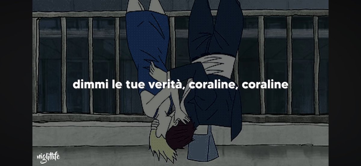 tyuyusmiine's tweet image. guys im going crazy this is a screenshot from maneskin coraline lyrics video is this scene from an anime????? i need it so bad if anyone knows and it's from an anime please ive been looking for it everywhere