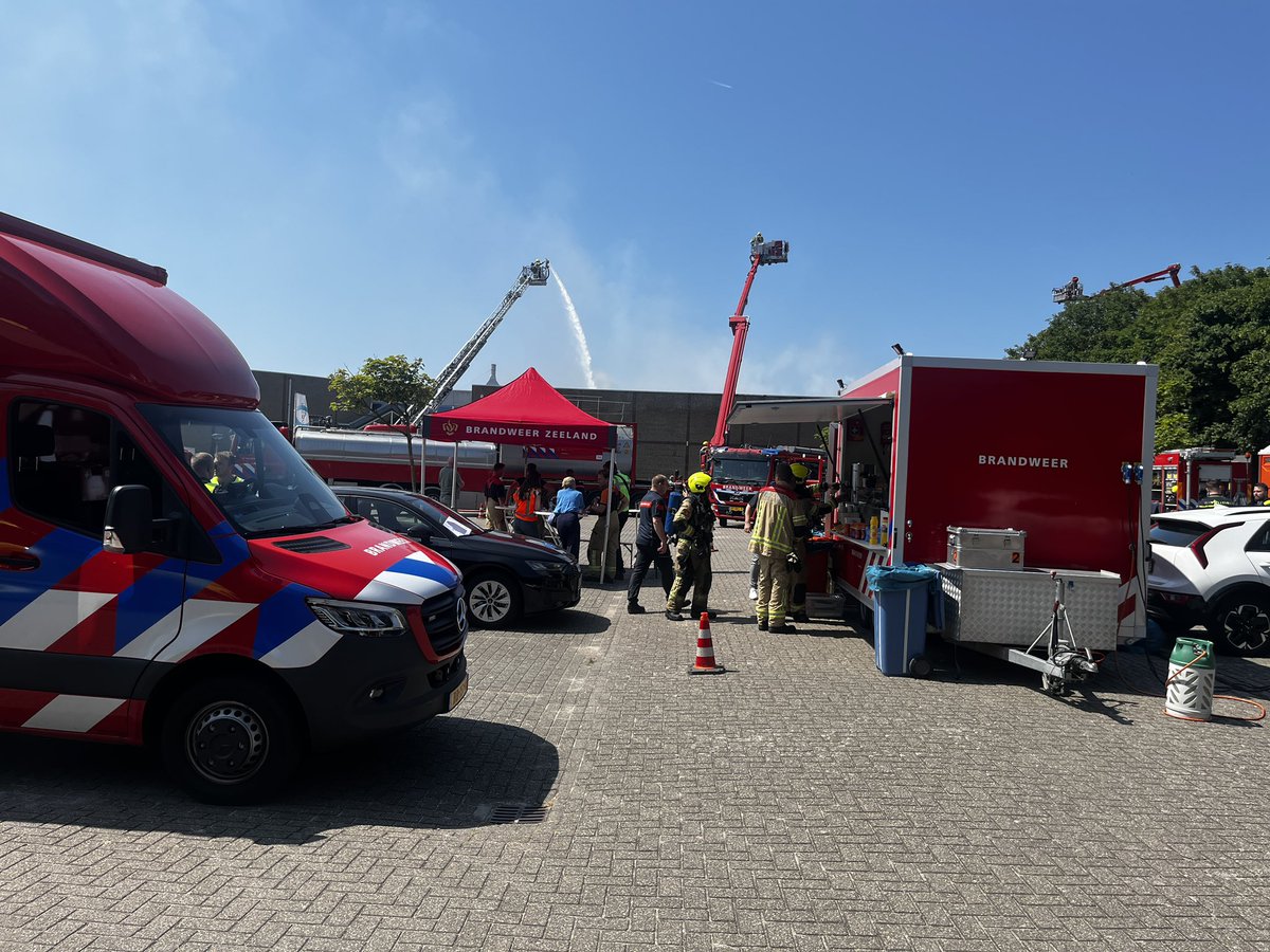 Zeer grote brand in Domburg