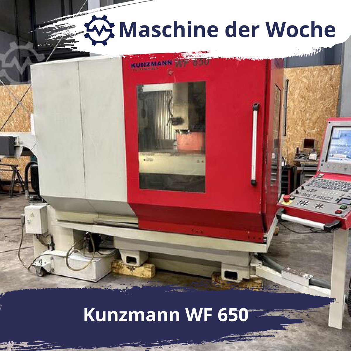 ⚙⚙⚙ Maschine der Woche ⚙⚙⚙
Präzise, stabile und vielseitige Fräslösung auf Top-Niveau: die Kunzmann WF 650 (Bj. 2007) mit 13 kW, SK-40, bis 6.500 U/min &amp; Heidenhain iTNC 530. 🙌
👉maschinensucher.de/kunzmann-wf+65… #maschinensucher