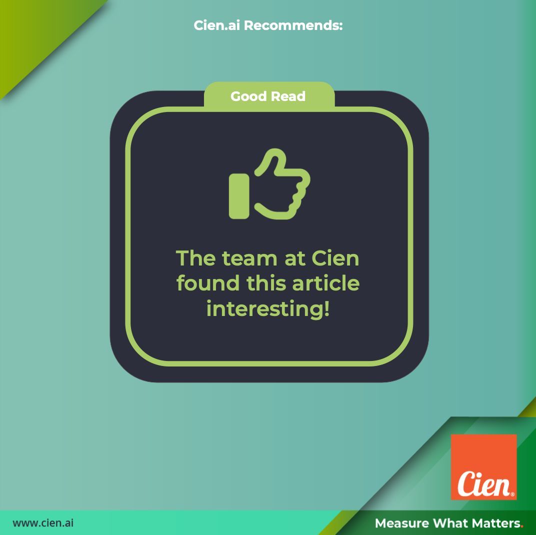 A connected, customer-centric GTM strategy isn’t just smart—it’s profitable.

In this week’s Cien.ai Recommends, explore how actionable CRM insights are unlocking growth in financial services. 

Read the full article (by <a href="/PwC/">PwC</a>): buff.ly/iLWvomg