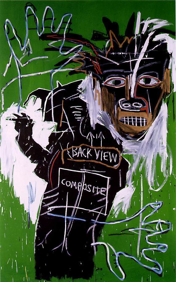 Self-Portrait as a Heel, Part Two, 1982 #artbots #basquiat