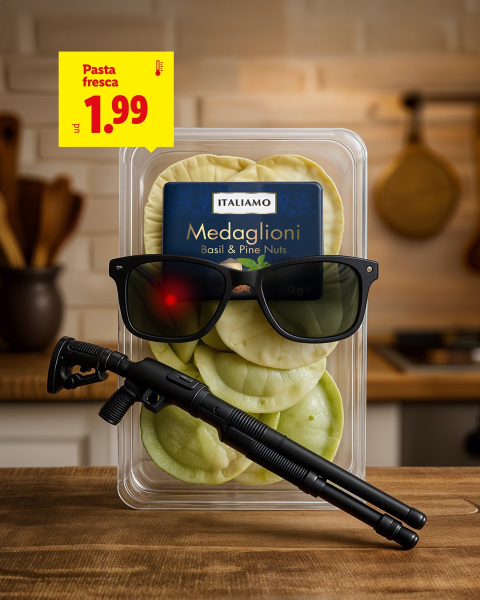 lidlespana's tweet image. PASTA la vista, baby.