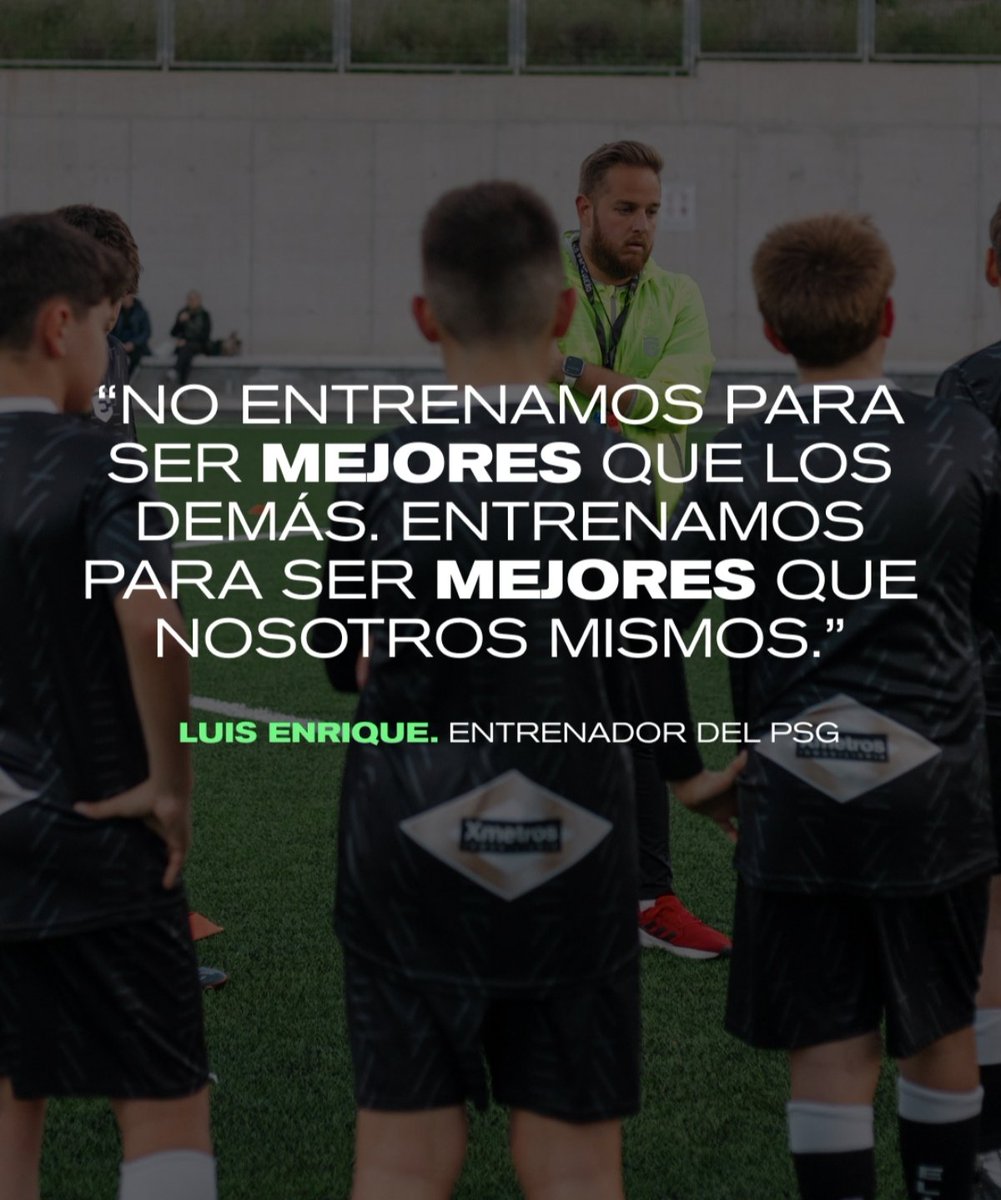 AcademyElitec's tweet photo. @AcademyElitec
"No entrenamos para ser mejores que los demás. Entrenamos para ser mejores que nosotros mismos" 🪄⚽❤️‍🔥
@LUISENRIQUE21 https://t.co/gwhaAvN0KO