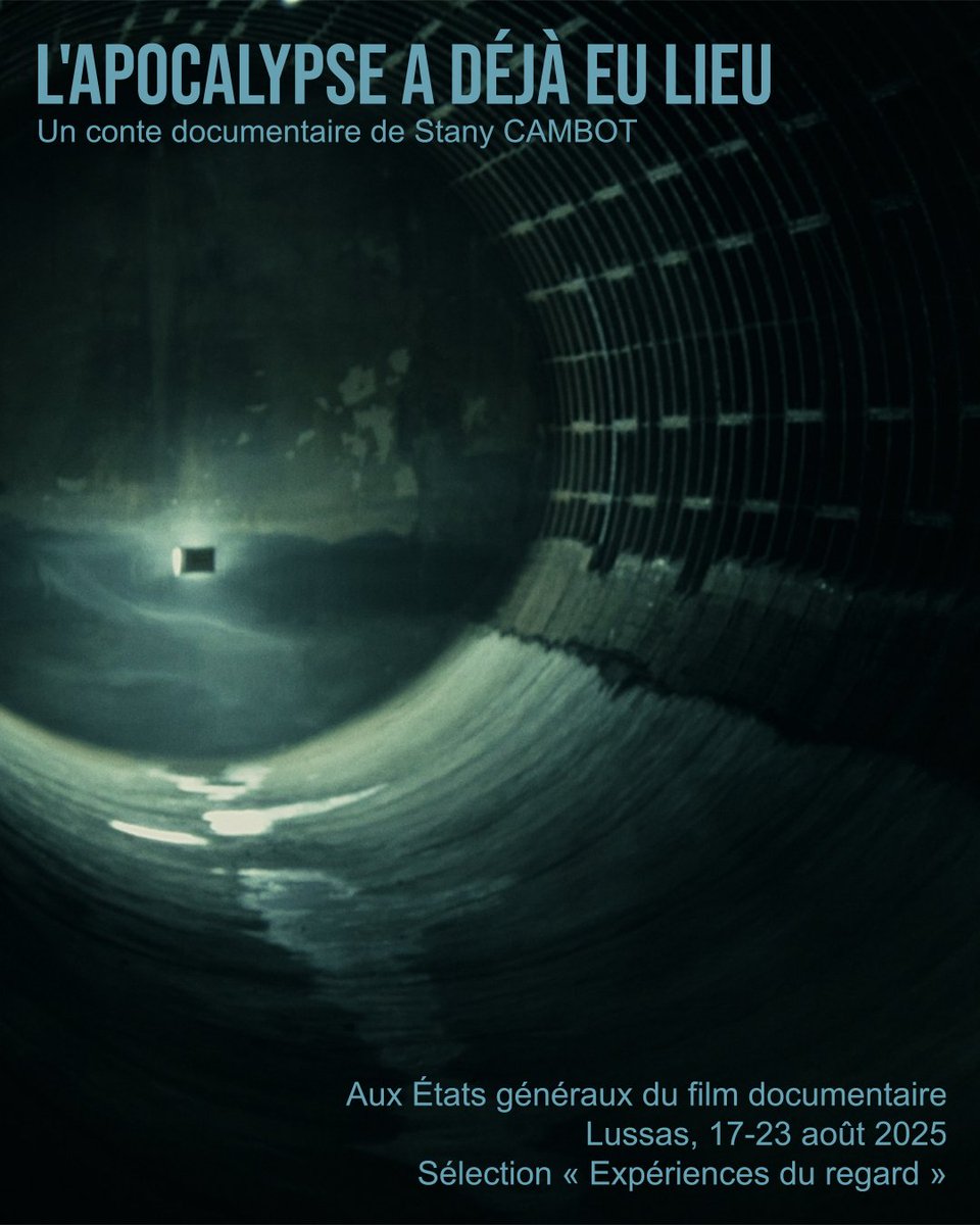 Echelle Inconnue (@echelleinconnue) on Twitter photo ✨ Sélection « Expériences du regard » aux États généraux du film documentaire de Lussas : L'Apocalypse a déjà eu lieu, de <a href="/stanycombat/">STANY CAMBOT</a>. Une production <a href="/FilmDeplanifie/">Les Films Déplanifiés</a>, <a href="/EchelleInconnue/">Echelle Inconnue</a> et Leitmotiv Production.
Sélection complète : ardecheimages.org/etats-generaux… ✨ Sélection « Expériences du regard » aux États généraux du film documentaire de Lussas : L'Apocalypse a déjà eu lieu, de <a href="/stanycombat/">STANY CAMBOT</a>. Une production <a href="/FilmDeplanifie/">Les Films Déplanifiés</a>, <a href="/EchelleInconnue/">Echelle Inconnue</a> et Leitmotiv Production.
Sélection complète : ardecheimages.org/etats-generaux…