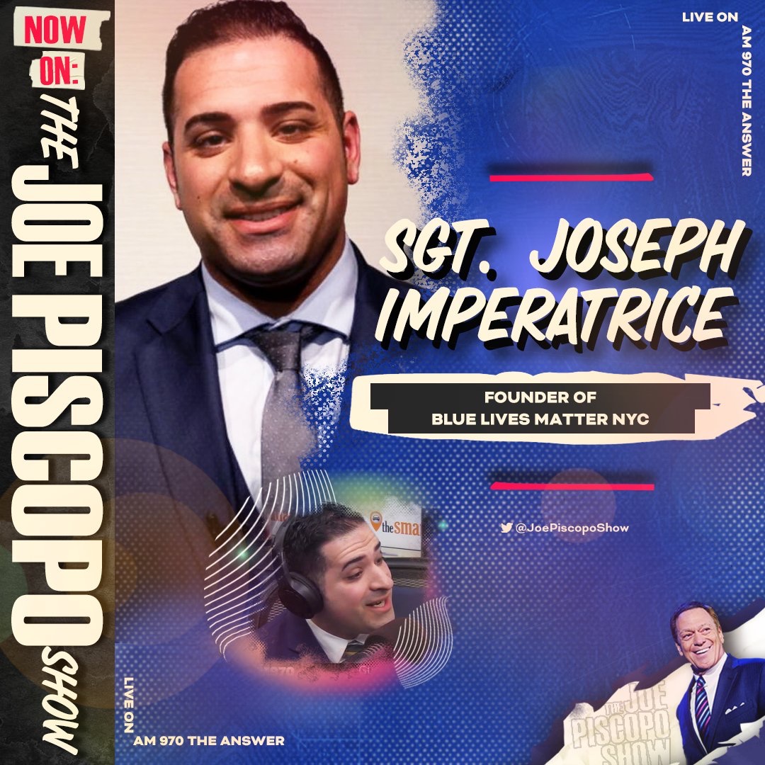 🚨 NOW
⏰ 7:40am EST

<a href="/ImperatriceV/">Joseph V. Imperatrice</a> joins <a href="/JrzyJoePiscopo/">Joe Piscopo</a> to discuss the NYPD blocked from firing 31 officers who failed background checks

LISTEN🎙️LIVE: am970theanswer.com/listenlive