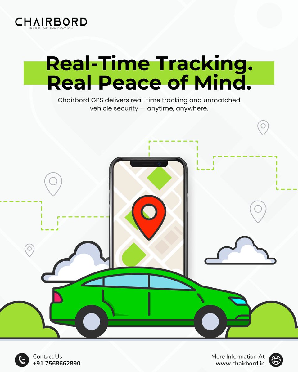 TheChairbord's tweet image. Real-time GPS tracking. Instant location. Total control.
With Chairbord GPS, monitor your vehicle anytime, anywhere — smart, secure, and reliable.
📞 Contact: +91 7568662890
🌐 Visit: chairbord.in
#ChairbordGPS #VehicleTrackingSystem #LiveGPS #TrackYourCar #GPSIndia