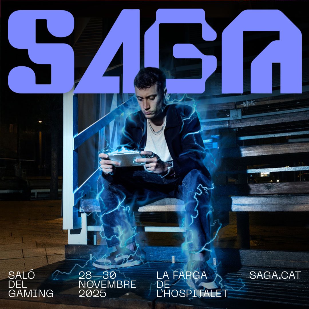Cultura Digital (@culturadigicat) on Twitter photo Torna el SAGA!
Organitzat per <a href="/llenguacat/">Plataforma per la Llengua 📢</a>, el <a href="/SagaSaloGaming/">SAGA Saló del Gaming</a> tindrà competicions dels millors equips del League of Legends en català o una LAN Party de 56 hores.
📅Del 28 al 30 de novembre
📌La Farga de l'Hospitalet
🔗saga.cat Torna el SAGA!
Organitzat per <a href="/llenguacat/">Plataforma per la Llengua 📢</a>, el <a href="/SagaSaloGaming/">SAGA Saló del Gaming</a> tindrà competicions dels millors equips del League of Legends en català o una LAN Party de 56 hores.
📅Del 28 al 30 de novembre
📌La Farga de l'Hospitalet
🔗saga.cat