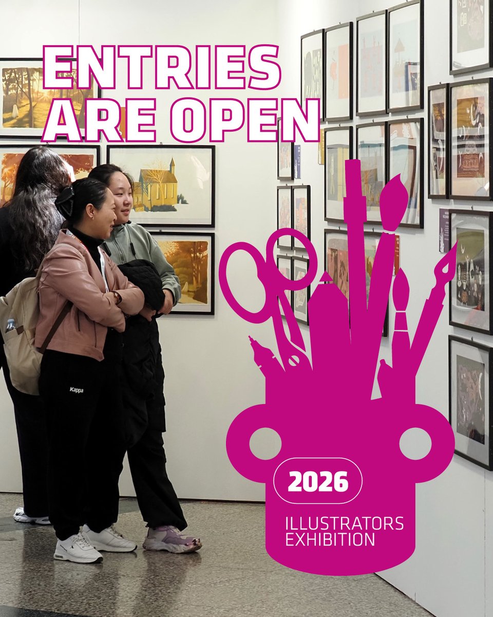 BoChildrensBook's tweet image. Ready, illustrators? The 60th edition of the #IllustratorsExhibition is open!
All the details are on our website. Pro tip: early submissions = less stress! Don't wait until the very last minute 😅
🔗bit.ly/IE_2026
#mostraillustratori #bolognachildrensbookfair #bcbf