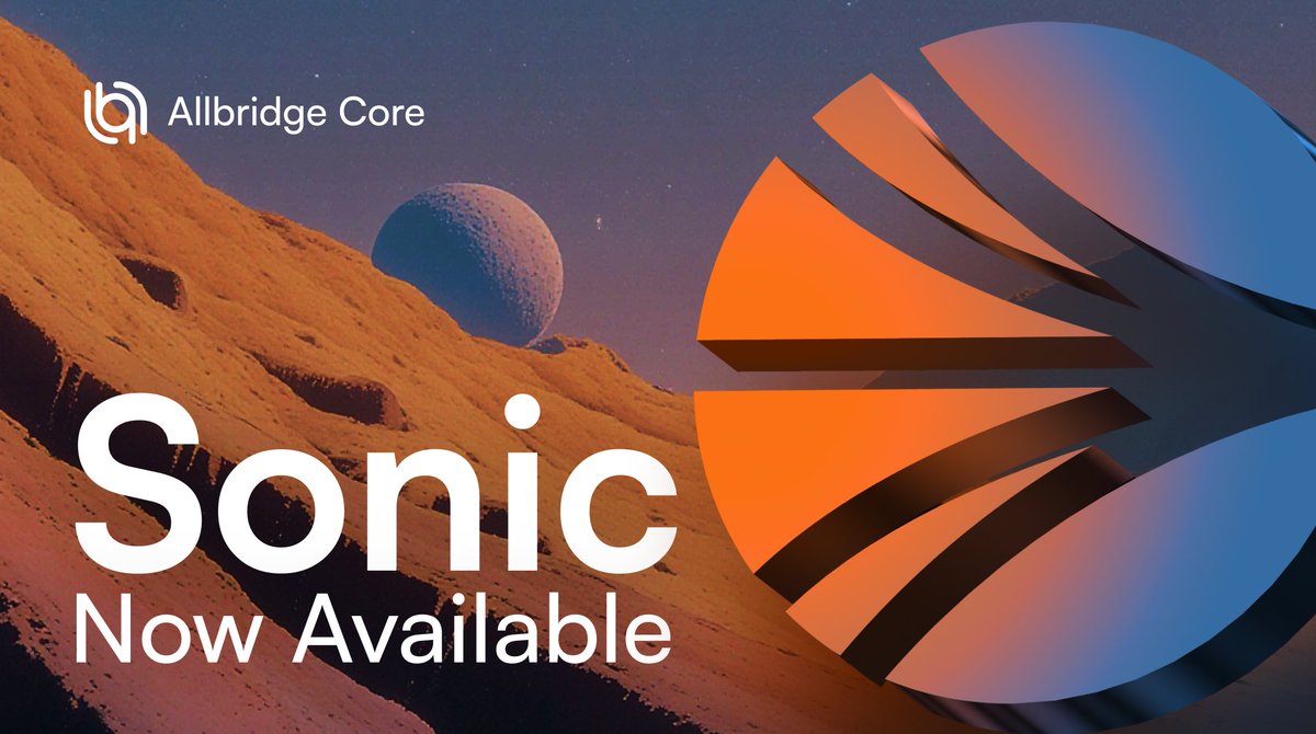 _Sonic_HUB's tweet image. 🎊 @Allbridge_io Core now integrates the @SonicLabs blockchain, enabling native bridging of Circle-issued USDC to Sonic starting today.
⚡ Lightning-fast transactions with Sonic’s high-speed performance
🌐 Expanded liquidity access for projects across multiple ecosystems
⛓️…