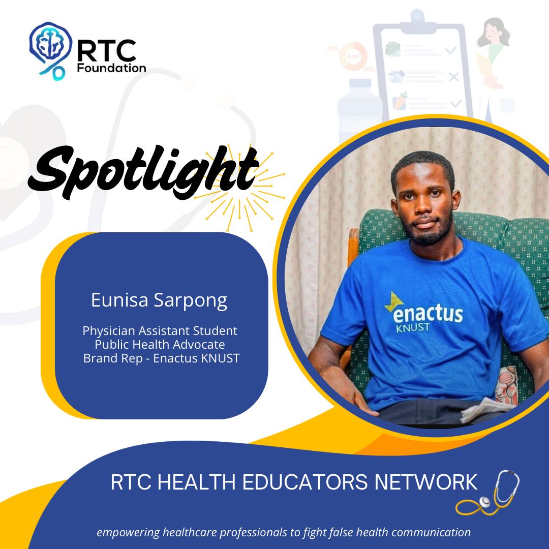 eunisasarpong's tweet photo. π Honored to be featured on RTC Spotlight!
Iβm Eunisa Sarpong β a PA student passionate about patient care, community outreach & health education.
Future Physician & educator.
π₯ YouTube: https://t.co/8PZnJroR8I
π Connect: https://t.co/bPYf6Y4i09
#RTCFamily https://t.co/G38PMj0GMQ