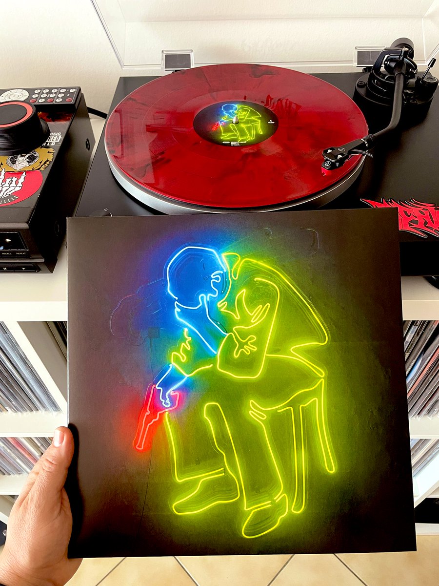 #Nowspinning: 

Hangman's Chair - “Saddiction”(2025) 🇫🇷👌🏻🖤🤘🏻 

Format: #vinyl, LTD. to 500 copies Red/Black Marble

Artwork: Metastazis

Label: Nuclear Blast Records