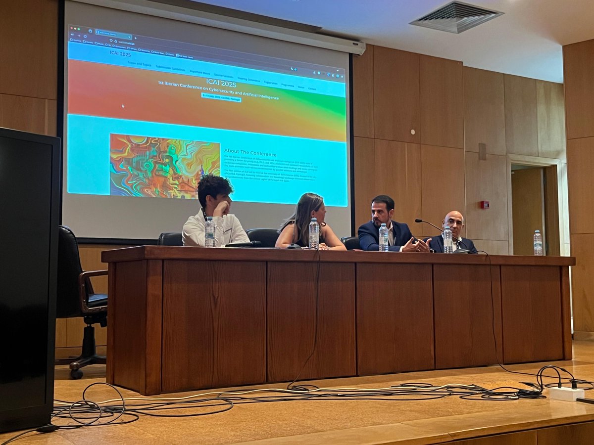 Fundación COMPUTAEX (@cenits) on Twitter photo El Dr. Javier Corral, responsable de Proyectos y Comunicación de COMPUTAEX, en el I Congreso Ibérico de #Ciberseguridad e #InteligenciaArtificial celebrado en #Covilhã #Portugal <a href="/UBI_pt/">Univ. Beira Interior</a> computaex.es/noticias/11072… El Dr. Javier Corral, responsable de Proyectos y Comunicación de COMPUTAEX, en el I Congreso Ibérico de #Ciberseguridad e #InteligenciaArtificial celebrado en #Covilhã #Portugal <a href="/UBI_pt/">Univ. Beira Interior</a> computaex.es/noticias/11072…