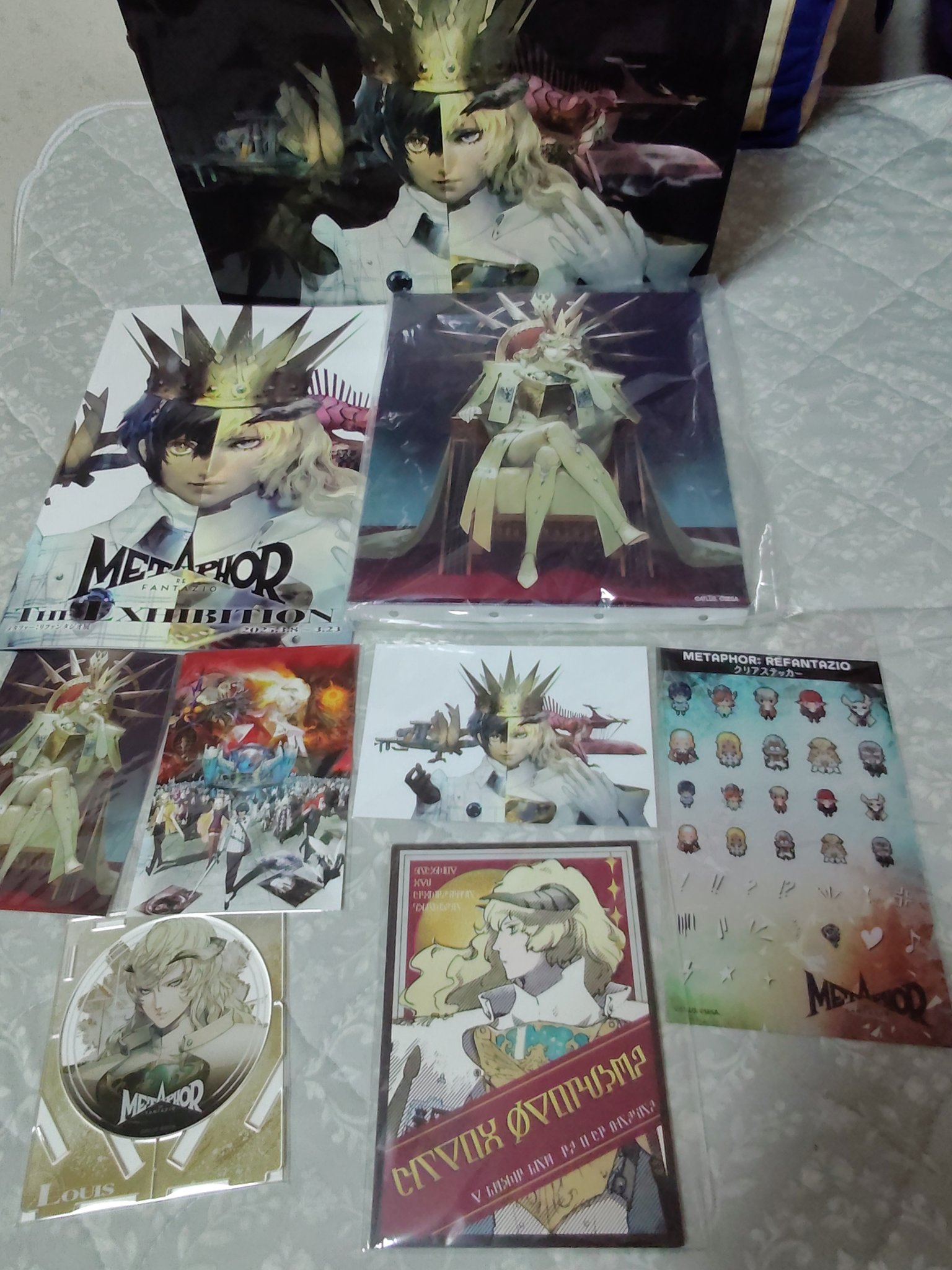 メタファー展　ルイ様　クリアカード くろみね on X: 