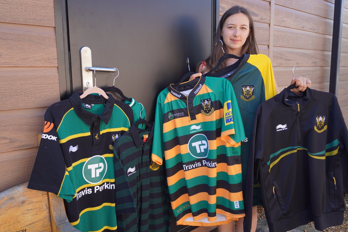 Northampton Saints Foundation (@saintsfdation) on Twitter photo We are so grateful to Ruth and her family for the kind donation of her brother’s much-loved rugby shirts.
If you would like to honour the memory of someone through legacy giving, funeral collections, items or fundraising, please email admin@northamptonsaintsfoundation.org We are so grateful to Ruth and her family for the kind donation of her brother’s much-loved rugby shirts.
If you would like to honour the memory of someone through legacy giving, funeral collections, items or fundraising, please email admin@northamptonsaintsfoundation.org