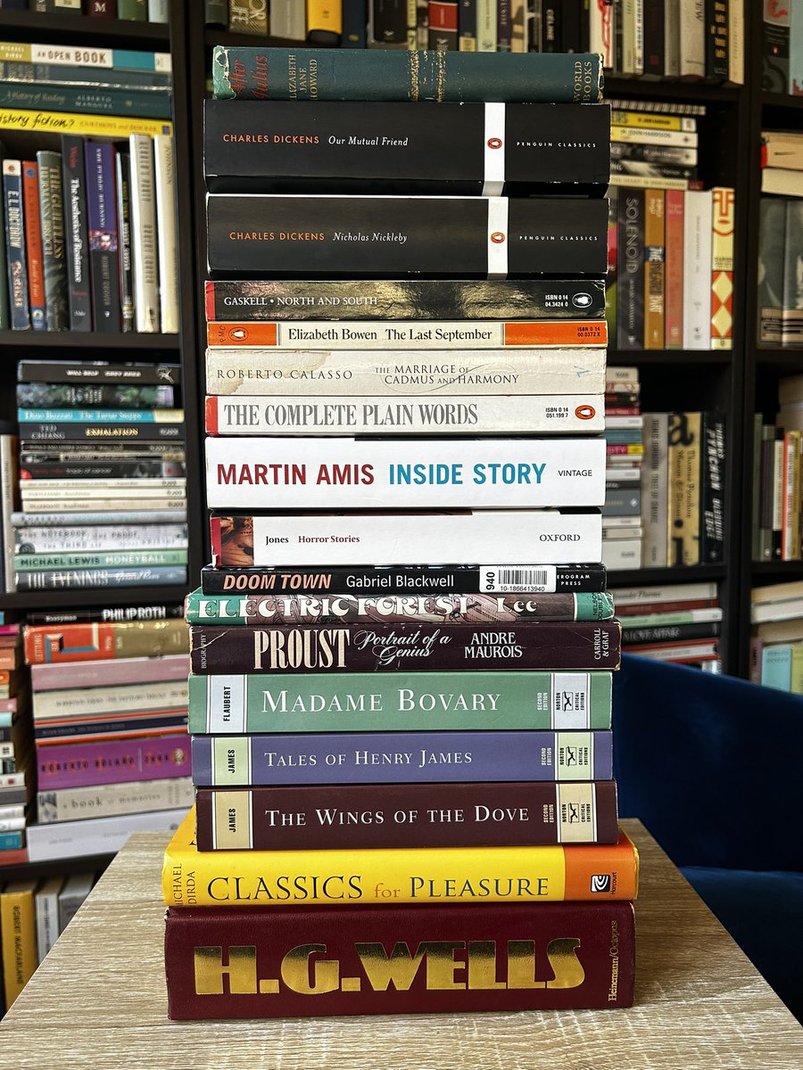 EleventhVolume's tweet image. I may have gone slightly overboard at the book fair today.