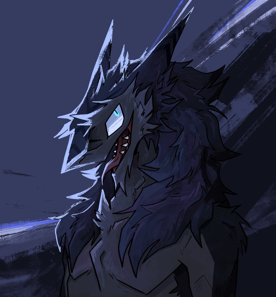 sleepy_muzzle's tweet image. portrait commission