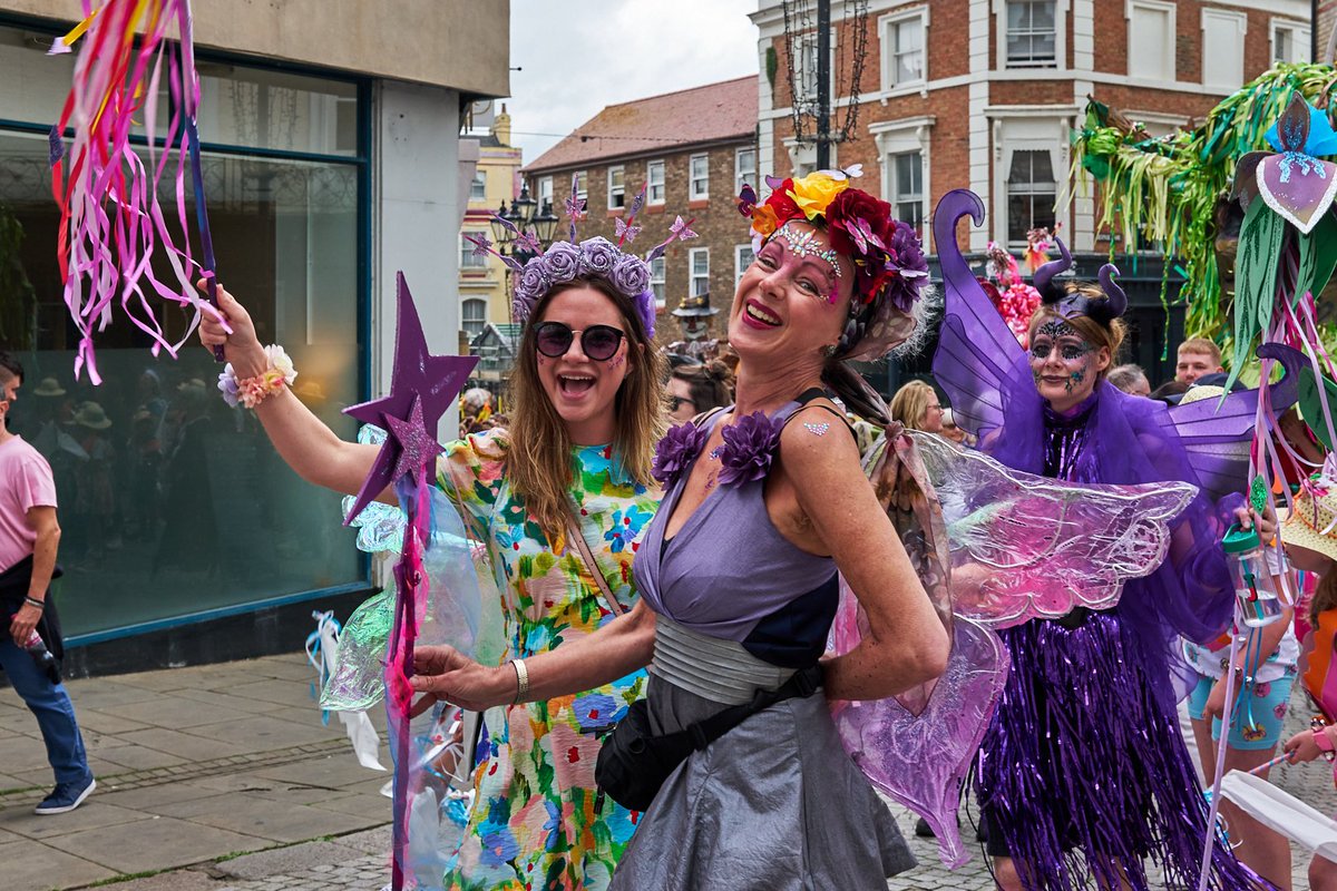 The sounds, the colour, the fun – Charivari Day is just one day away! 🎉

Come celebrate the 29th iteration of this much-loved Folkestone carnival which will be marching through town tomorrow on Saturday 12th July.