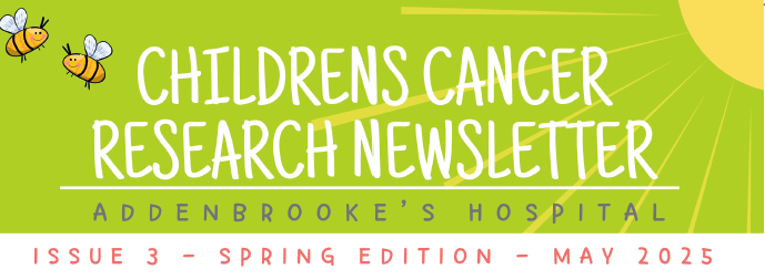 CUH_NHS's tweet image. #ICYMI - issue three of our children's cancer research team's newsletter is live: orlo.uk/ihpE7
Visit the link above to view the full newsletter, including games, team features and more!
@CambCancer @CambChildrens @CUH_Cancer
