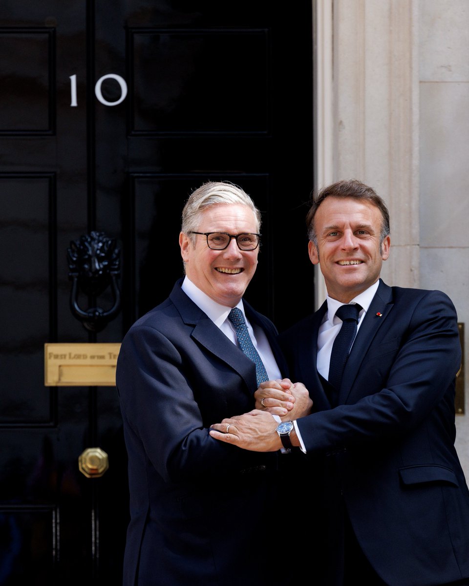 10DowningStreet's tweet image. Securing our borders, supporting jobs, and driving economic growth.
Our partnership with France is delivering the results British people want to see.
Thanks for visiting, President @EmmanuelMacron.