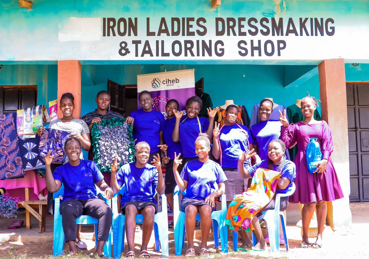Ciheb Kenya (@ciheb_kenya) on Twitter photo In Kangeso village, Migori county, 15 young women - the Iron Ladies - turned tailoring skills from the <a href="/Ciheb_Kenya/">Ciheb Kenya</a> DREAMS program into a thriving business.
They now design clothes, make soaps, train others & have saved over KES 225K.
Empowered girls = unstoppable change. 💪🏾✨ In Kangeso village, Migori county, 15 young women - the Iron Ladies - turned tailoring skills from the <a href="/Ciheb_Kenya/">Ciheb Kenya</a> DREAMS program into a thriving business.
They now design clothes, make soaps, train others & have saved over KES 225K.
Empowered girls = unstoppable change. 💪🏾✨