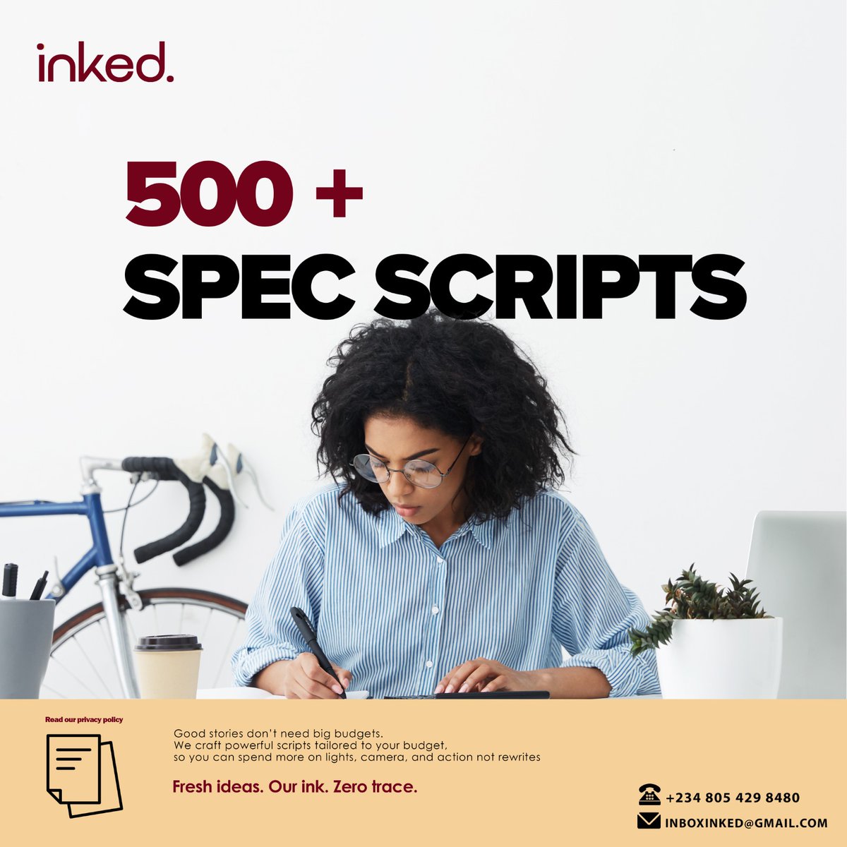 inboxinked's tweet image. In the realm of words, magic unfolds. Stories that transport us to new worlds, evoke emotions, and spark imagination. Where creativity meets heart, and tales come alive.
#nollywood
#entertainment
#screenplay
#movieproducer
#screenwriter
#ScriptWritingWorkshop
#actionmovie