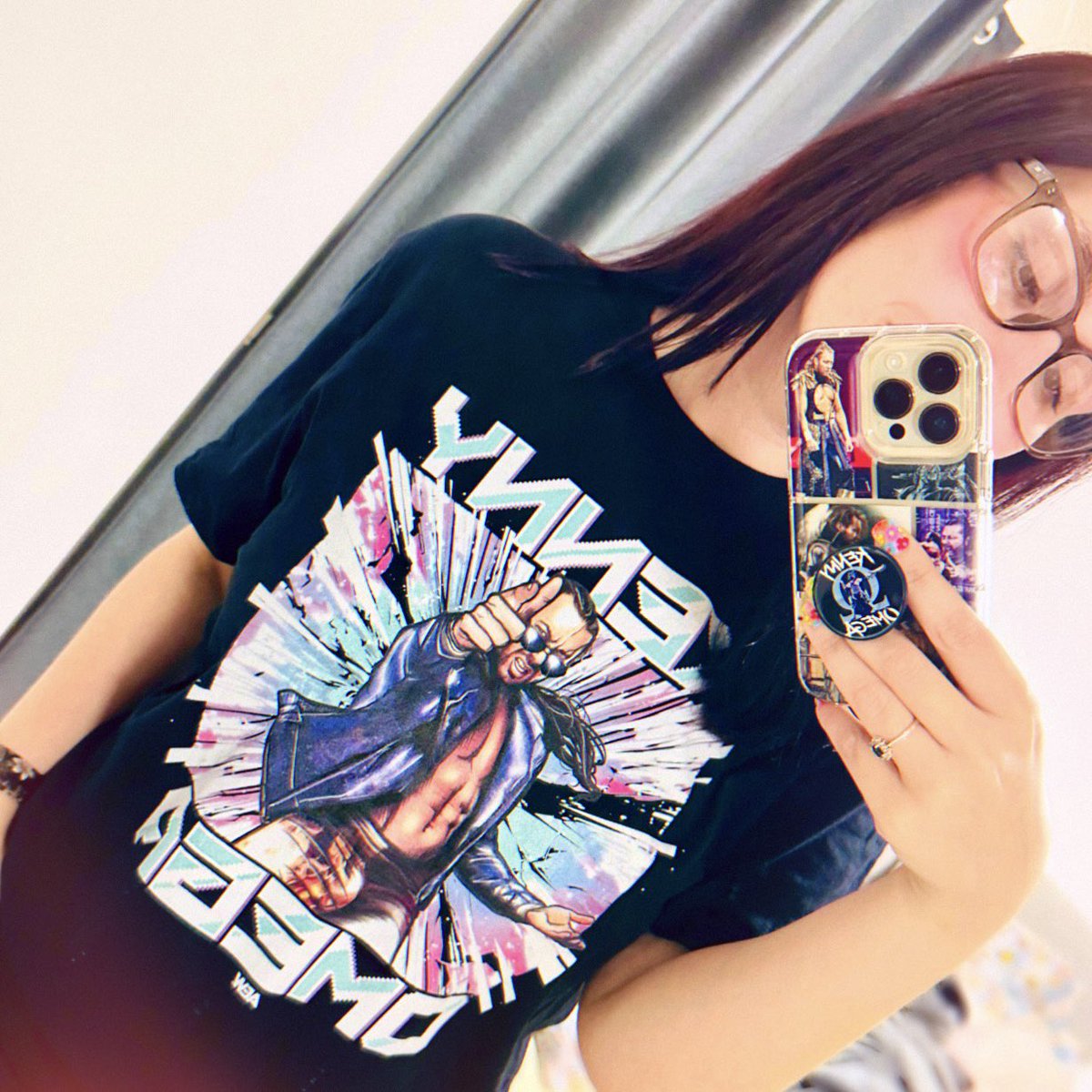 The Kenny Omega shirts I purchased when I was sick to make myself feel a bit better arrived today 😂♥️ #treatyourself