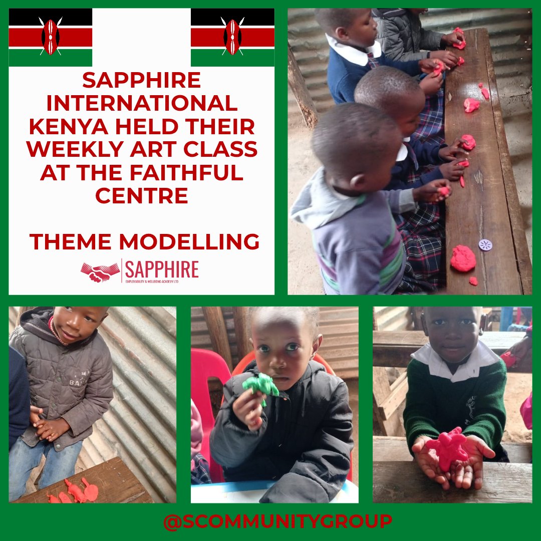 🎨✨ We rolled up something different this week at the Blessed Faithful Centre!

Not just drawing—our amazing kids got hands-on with modelling, and they’re loving it more and more each week! 💫🖐️

Sapphire International Kenya is proud to keep nurturing creativity and joy through