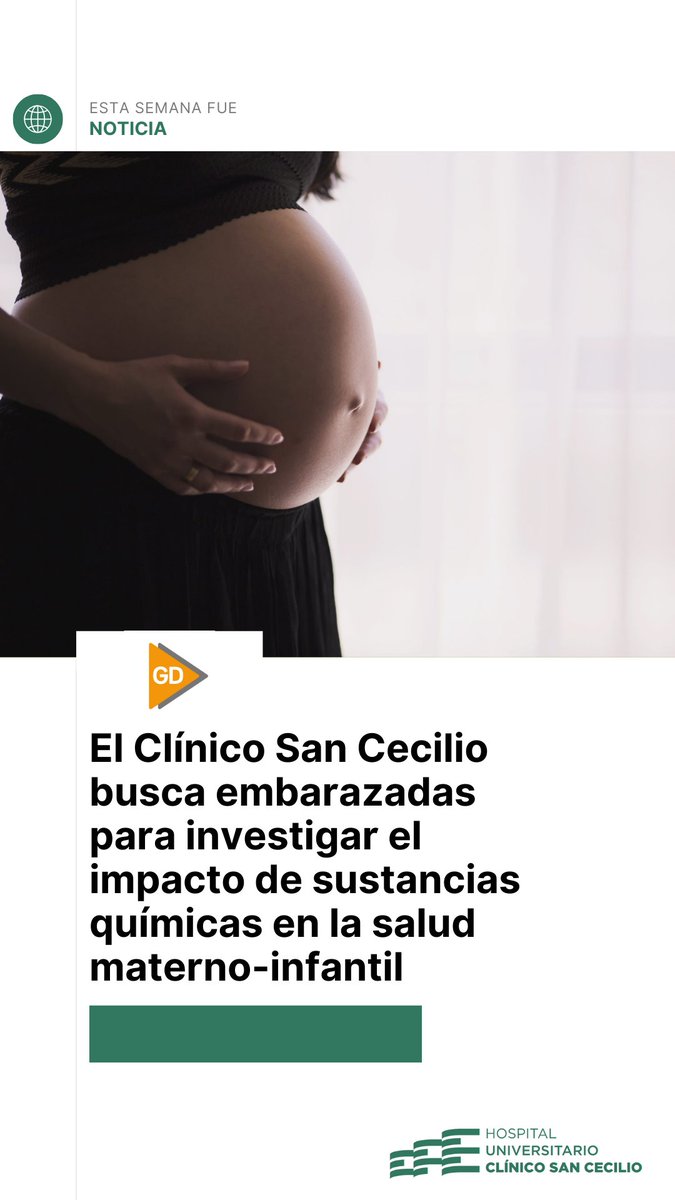 Hospital Universitario Clínico San Cecilio (@clinicogranada) on Twitter photo #EstaSemanaFueNoticia | El Clínico San Cecilio busca embarazadas para investigar el impacto de sustancias químicas en la salud materno-infantil.
granadadigital.es/clinico-san-ce…
Vía <a href="/granadadigital/">GranadaDigital</a> #EstaSemanaFueNoticia | El Clínico San Cecilio busca embarazadas para investigar el impacto de sustancias químicas en la salud materno-infantil.
granadadigital.es/clinico-san-ce…
Vía <a href="/granadadigital/">GranadaDigital</a>