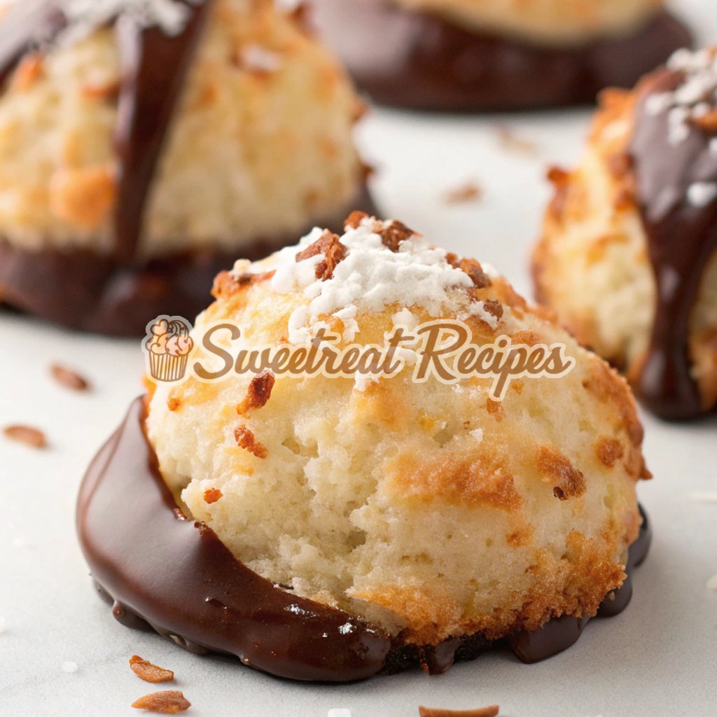 SweetreatRecipe's tweet image. The Best Chocolate-Dipped Triple Coconut Macaroons

☑️Ingredients:

2 ½ cups shredded sweetened coconut

½ cup granulated sugar

¼ cup all-purpose flour

Pinch of salt

2 large egg whites

1 teaspoon vanilla extract

#ChocolateDipped #Coconut #Macaroons