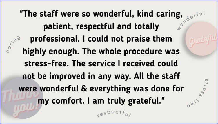 Amazing words from a patient from Interventional Radiology Team, WGH. Well done to all involved! 🙌 #NHSFeedback #FFTFeedback #WellDoneTeam