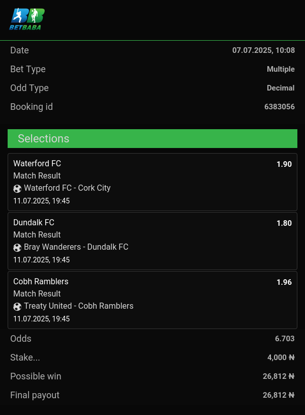 Bet converter (@convertbetcodes) on Twitter photo Thank God it's friday!! #TGIF
Let's rock and roll.
Play
bet code: 6383056 (6. 5 odds)
Register & play on betbaba
sshortly.net/786aff9
Actively funding!
Comment your betbaba ID.
<a href="/SirDavidBent/">Sir David Onyemaizu🦍</a> <a href="/MOE__BOY/">Mayor Of Ekiti Converter✨</a> Thank God it's friday!! #TGIF
Let's rock and roll.
Play
bet code: 6383056 (6. 5 odds)
Register & play on betbaba
sshortly.net/786aff9
Actively funding!
Comment your betbaba ID.
<a href="/SirDavidBent/">Sir David Onyemaizu🦍</a> <a href="/MOE__BOY/">Mayor Of Ekiti Converter✨</a>