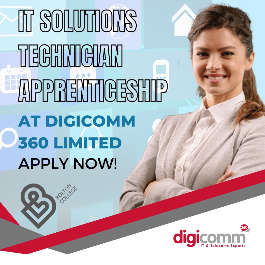 Are you passionate about technology and ready to kick-start your career in IT? You’ll work alongside experienced engineers and be supported every step of the way as you develop your skills.
Apply here: findapprenticeship.service.gov.uk/apprenticeship…