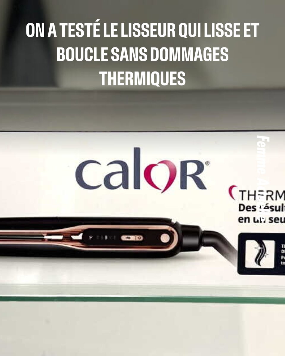 Calor Thermo Care : on a testé le lisseur qui lisse et boucle sans dommages thermiques
➡️ l.femmeactuelle.fr/Rhe