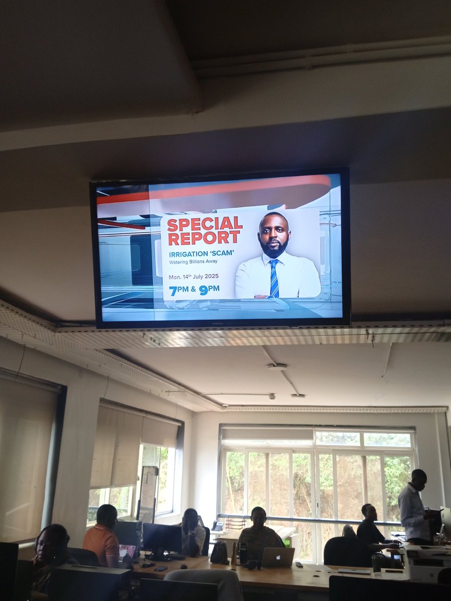 Dan Ayebare (@danayebare) on Twitter photo This Monday on <a href="/nbstv/">NBS Television</a>, the 'Irrigation Scam' #NBSSpecialReport airs.
‼️ Mark those calendars ‼️ This Monday on <a href="/nbstv/">NBS Television</a>, the 'Irrigation Scam' #NBSSpecialReport airs.
‼️ Mark those calendars ‼️