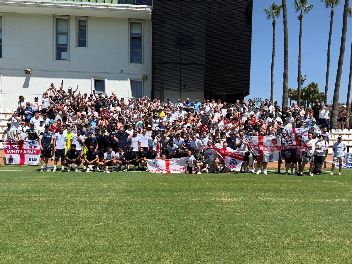 Wherever we go. You follow. 🤍

Magnificent support - thank you. Enjoy the rest of your trip 🙌

#bwfc