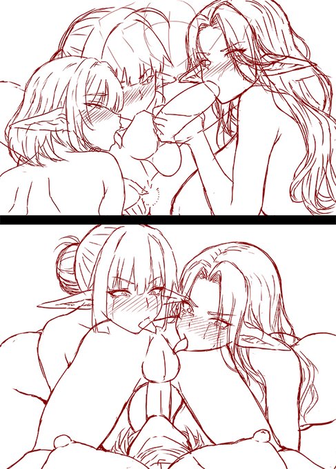 フェラ+玉舐め+アナル舐め 大好きな性癖でエルフの尊厳ボロボロにしたい