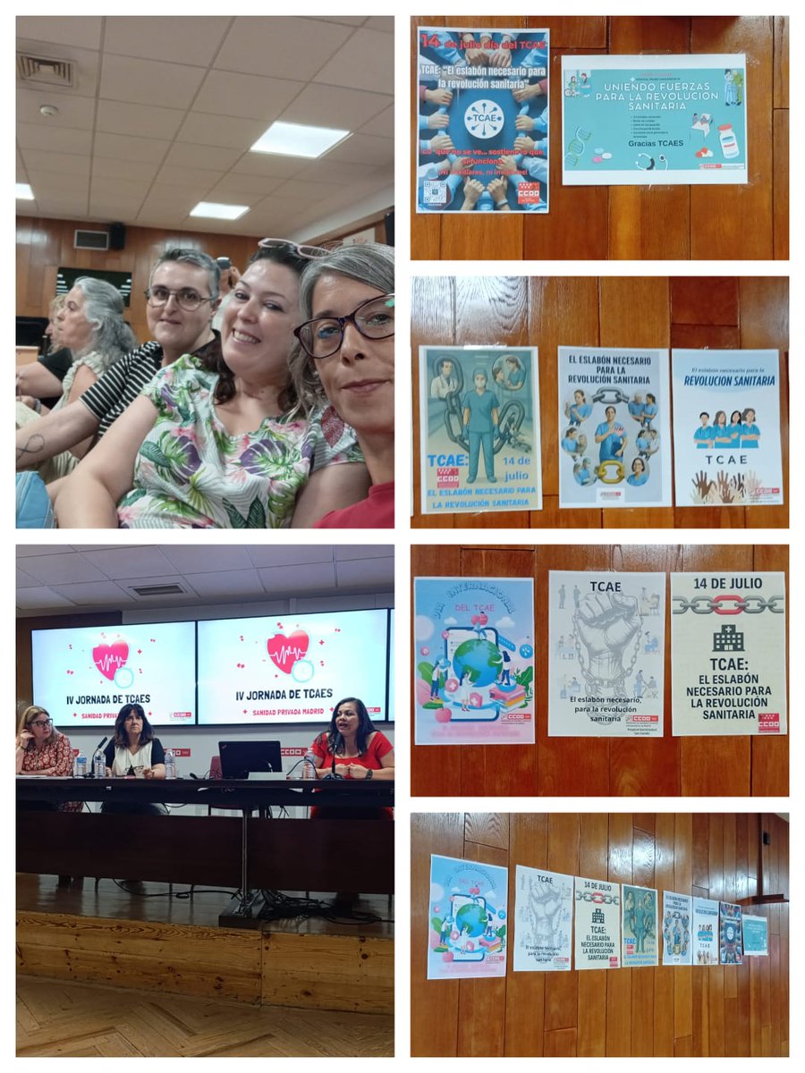 Ccoo_FH_ciempo's tweet photo. #estapasando IV Jornada de #TCAES con el lema "El Eslabón necesario para la Revolución Sanitaria"
Un trabajo con vocación, empatia, y compromiso del cuidado. 
@CCOOSanidadMad https://t.co/xI4STPuS9N