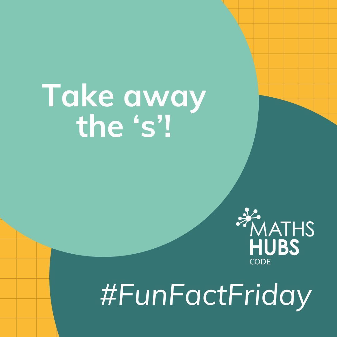 CODEMathsHub's tweet image. It's #FunFactFriday and this one rather tickled us...(or is it nearly-end-term hysteria ?!)