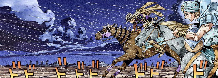 #حرق_جوجو #SteelBallRun 

التغريده اليوميه .. ما تابعت جوجو الى الان ؟ وش تنتظر ؟ ما تابعت البارت السابع الى الان ؟ قول لي وش تنتظر يا صديقي !