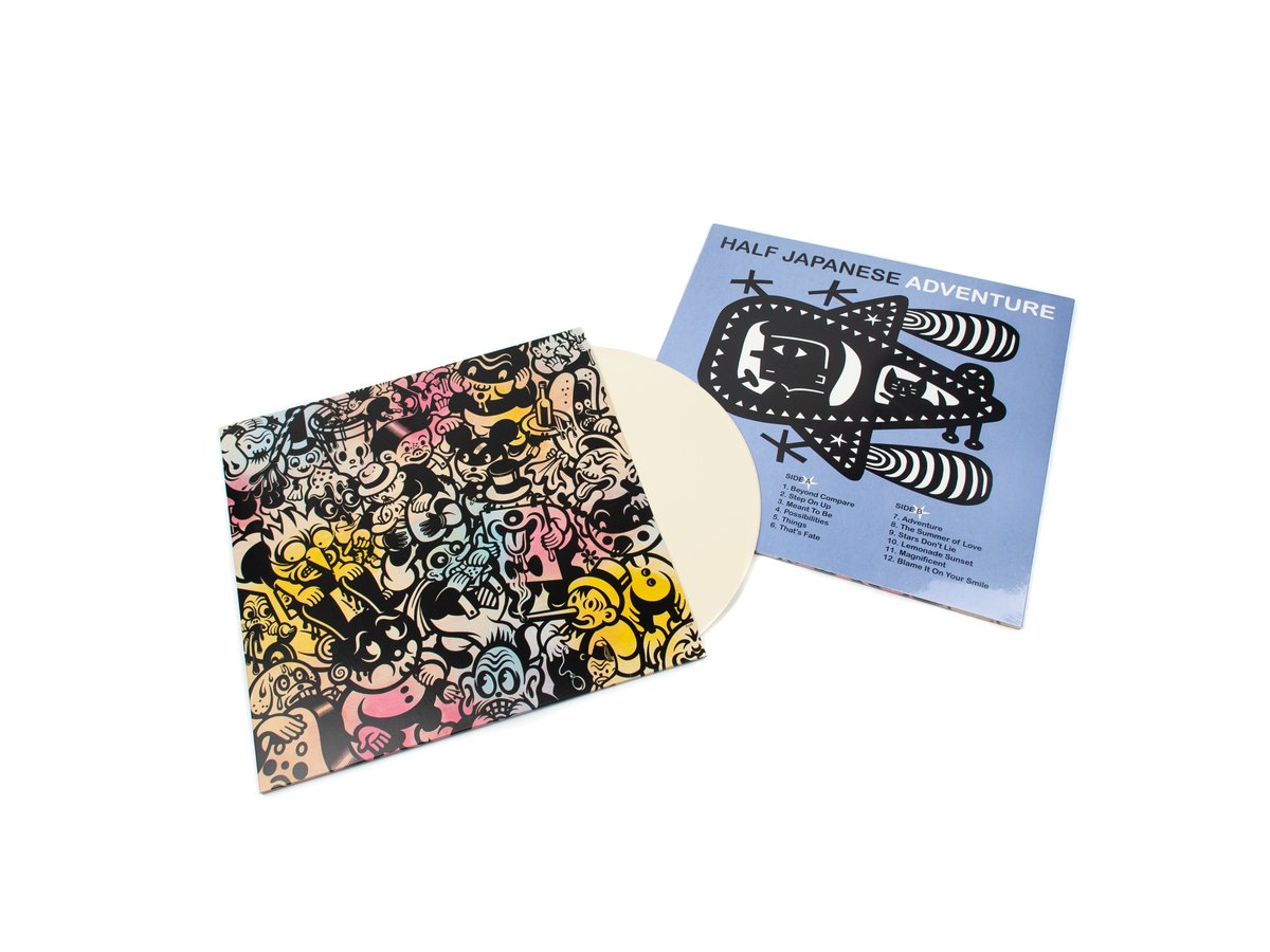 firerecordings's tweet image. Out today: Half Japanese's new album 'Adventure', by the prolific outsider combo, helmed by unswerving optimist Jad Fair deliver a heart-warming set of upbeat sonnets celebrating the power of love, affection and maturity. Listen/order: halfjapanese.lnk.to/AdventureWE