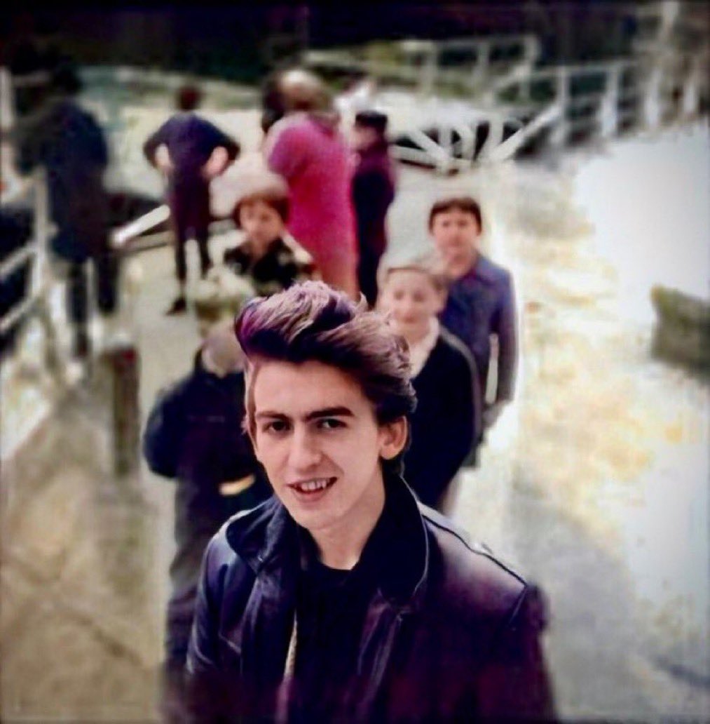 mikolato's tweet photo. Early Hamburg days on the threshold of fame……. #TheBeatles #GeorgeHarrison #sixties #1960s #sixtiesstyle #beatleshamburg https://t.co/sc40r0FXRi