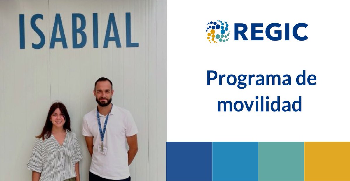 _regic's tweet image. 🌍 🔄 Sara Palau (@IRBLleida_Info) ha participado en el #ProgramaMovilidadREGIC con una estancia en @isabial_iis tutorizada por Pedro David Moreno en el área de en Contratación pública.
💬“Comparar procesos e identificar nuevas prácticas nos ayuda a innovar y mejorar día a día"
