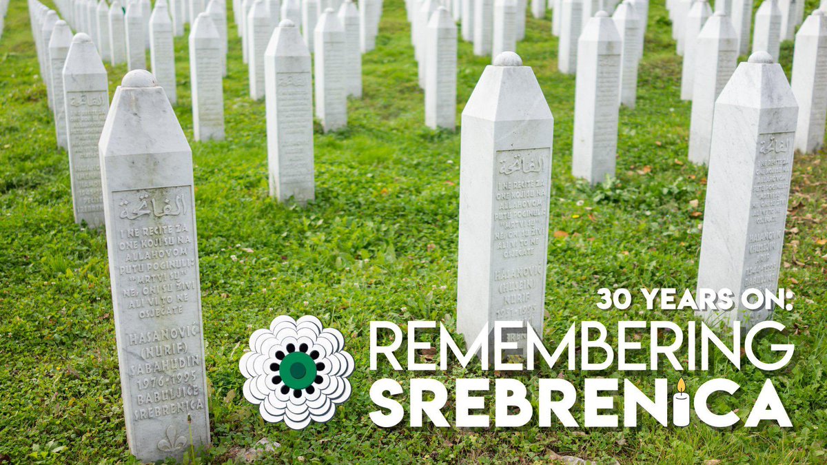 prevotmaxime's tweet image. 🕯️Today we remember #Srebrenica30, a painful wound in Europe’s conscience.
Thirty years ago, over 8,000 Bosniak men and boys were murdered. Families were torn apart. Entire communities erased. The world watched and failed to stop it.
We honour the victims and survivors. We…