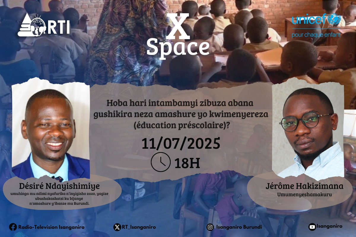 Quels sont les défis majeurs qui empêchent certains enfants burundais d’accéder à l’éducation préscolaire ?

Vos interventions sont les bienvenues ce soir à 18h sur notre Space X.