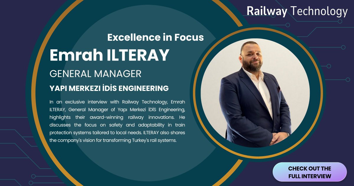 Güray Kera, RAMS Chief at Yapı Merkezi İDİS Engineering, discusses the company’s approach to innovation and safety in railway technology, the challenges, and the strategic vision driving transformation. 

Read more - lnkd.in/e9Xe8BUK
