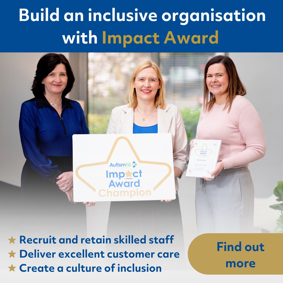 Inclusion isn't just the right thing to do – It's smart business.✨⭐When your staff are supported and your customers feel truly valued, your organisation stands out. 
Find out more: autismni.org/training-cours…