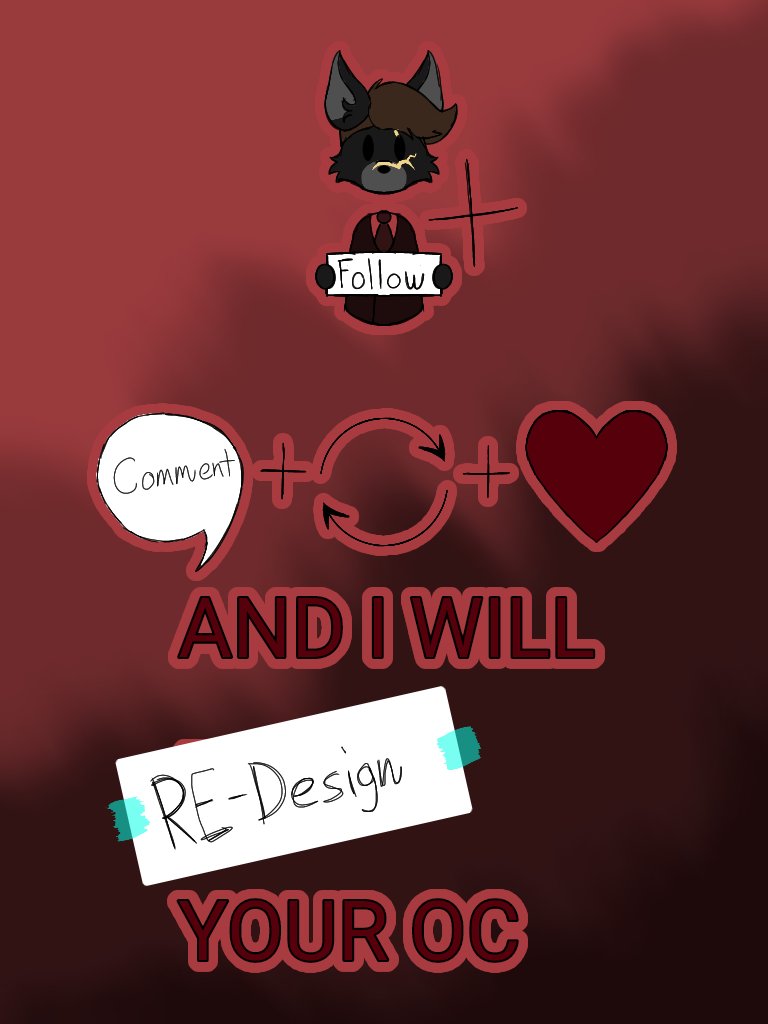 even though my stylus pen is not working too well, I still want to draw, so give me your oc's and I will design them to look like a horror character. I don't know why I am in the wood to draw something scary.