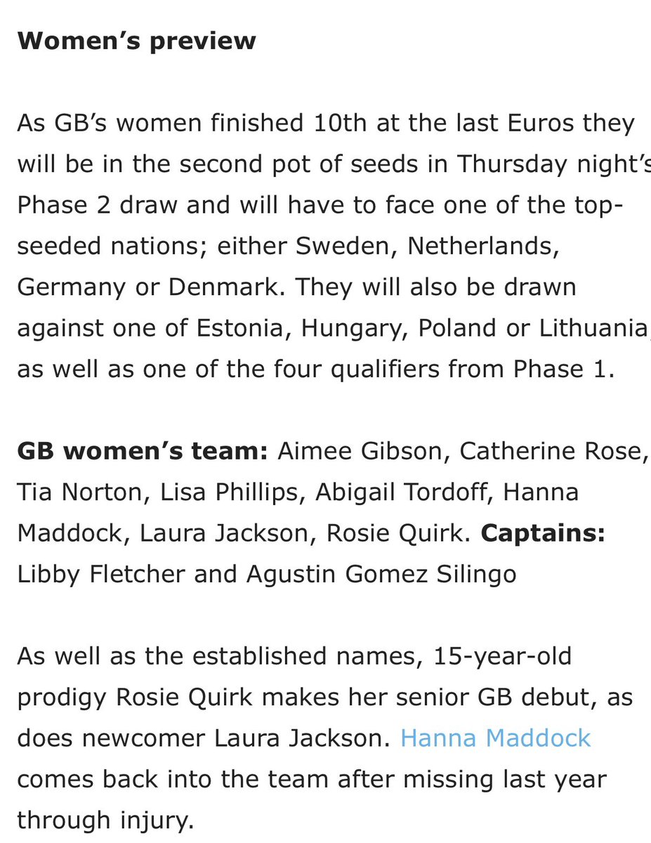 TUNE IN NOW! 

🎾 Good luck Rosie!

We’re proud sponsors of rising padel star Rosie Quirk, who is representing Great Britain today in the GB v Austria match at the FIP European Championships in Madrid 🇪🇸

📺 You can watch the match live on YouTube here: m.youtube.com/watch?v=NO5zIz…